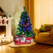 Load image into Gallery viewer, 3&#39; / 4&#39; / 5&#39; / 6&#39; Fiber Optic Artificial PVC Christmas Tree-4&#39;
