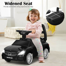 Load image into Gallery viewer, Licensed Mercedes Benz Kids Ride On Push Car-Black
