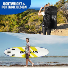Load image into Gallery viewer, Inflatable Stand Up Paddle Board 6&quot; Thick with Backpack Leash Aluminum Paddle
