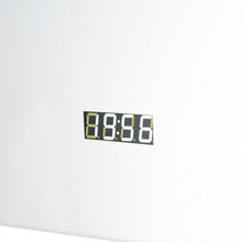 Load image into Gallery viewer, LED Touch Button Wall-Mounted Makeup Mirror w/ Clock
