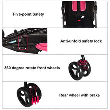 Load image into Gallery viewer, Foldable Lightweight Baby Infant Travel Umbrella Stroller-Pink
