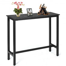 Load image into Gallery viewer, 47&quot; Pub Dining Bar Bistro Table w/ Marble Top-Black
