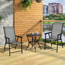 Load image into Gallery viewer, Set of 2 Outdoor Patio Folding Chairs

