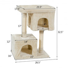 Load image into Gallery viewer, Luxury Cat Tree for Large Cats-Beige
