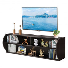 Load image into Gallery viewer, 48.5&quot; 2 Tier Modern Wall Mounted Hanging Floating Shelf
