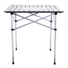 Load image into Gallery viewer, Roll Up Portable folding Camping Aluminum Picnic Table
