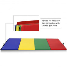 Load image into Gallery viewer, 4&#39; x 8&#39; x 2&quot; 4 Colors Folding Panel Gymnastics Mat

