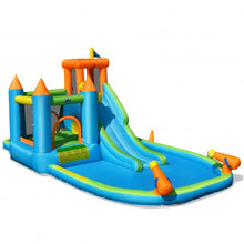 Load image into Gallery viewer, Inflatable Water Slide with Bounce House and Splash Pool without Blower for Kids
