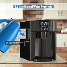 Load image into Gallery viewer, 2-In-1 Ice Maker Water Dispenser 36lbs/24H LCD Display-Black
