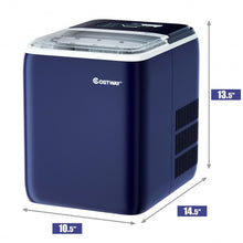 Load image into Gallery viewer, 44 lbs Portable Countertop Ice Maker Machine with Scoop-Navy
