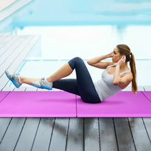 Load image into Gallery viewer, 4&#39; x 10&#39; x 2&quot; Folding Gymnastics Tumbling Gym Mat-Purple
