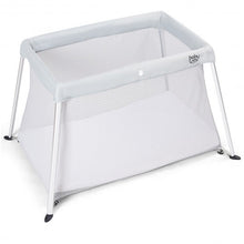 Load image into Gallery viewer, Portable Lightweight Baby Playpen Playard with Travel Bag-Gray
