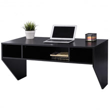 Load image into Gallery viewer, Wall Mounted Floating Sturdy Computer Table with Storage Shelf

