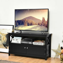 Load image into Gallery viewer, 44&quot; Wooden Storage Cabinet TV Stand-Black
