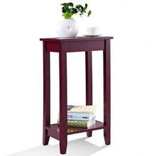Load image into Gallery viewer, Tall Wooden Sofa End Table Side Table
