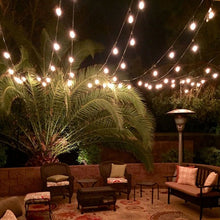 Load image into Gallery viewer, 96 FT LED Outdoor Waterproof Commercial String Lights Bulbs
