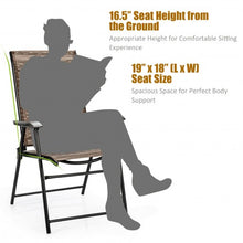 Load image into Gallery viewer, 2 Pcs Outdoor Patio Folding Chair with Armrest for Camping Lawn Garden
