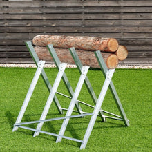 Load image into Gallery viewer, 220 lbs Heavy Duty Portable Foldable Steel Sawhorse
