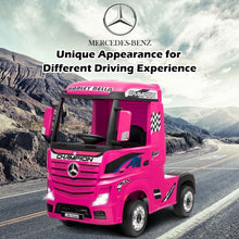 Load image into Gallery viewer, 12 V Mercedes Benz Actros Electric Kids Ride on Truck with Remote Control &amp; MP3
