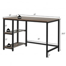 Load image into Gallery viewer, 47&quot;/55&quot; Computer Desk Office Study Table Workstation Home w/Adjustable Shelf -M
