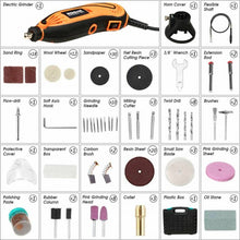 Load image into Gallery viewer, Electric Rotary Tool Kit Variable Speed 140 Pcs Accessories
