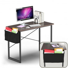 Load image into Gallery viewer, Modern Computer Desk Study Writing Table Home Office with Storage Bag Coffee-M
