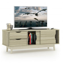 Load image into Gallery viewer, TV Stand for TV up to 60&quot; Media Console Table Storage with Doors-Gray
