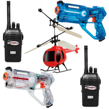 Load image into Gallery viewer, Infrared Laser Tag Guns Game with 2 Walkie Talkies &amp; Helicopter
