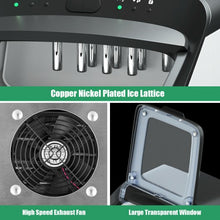 Load image into Gallery viewer, Stainless Steel Ice Maker 33Lbs/ 24Hrs Self-Clean Function with Scoop
