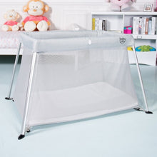 Load image into Gallery viewer, Portable Lightweight Baby Playpen Playard with Travel Bag-Gray
