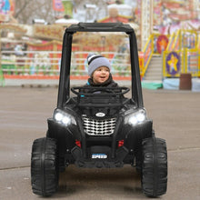 Load image into Gallery viewer, 12V Kids RC Electric Ride On Off-Road UTV Truck with MP3 and Light-Black

