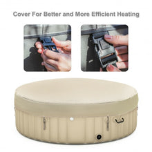 Load image into Gallery viewer, Goplus Portable Inflatable Bubble Massage SPA-Beige
