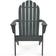 Load image into Gallery viewer, Outdoor Solid Wood Durable Patio Adirondack Chair-Gray
