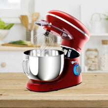 Load image into Gallery viewer, 6.3 Quart Tilt-Head Food Stand Mixer 6 Speed 660W-Red
