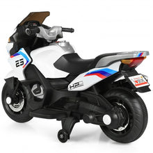 Load image into Gallery viewer, 12V Kids Ride On Motorcycle Electric Motor Bike-White
