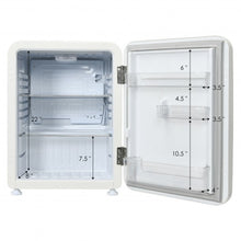 Load image into Gallery viewer, 2.4 Cu.Ft. Compact Refrigerator Auto Defrost Mini Fridge Reversible Door-Beige
