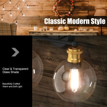 Load image into Gallery viewer, Modern 2-light Bubbled Glass Vanity Light
