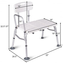 Load image into Gallery viewer, Medical Adjustable Shower Chair Bath Seat
