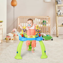 Load image into Gallery viewer, 2-in-1 Baby Jumperoo Adjustable Sit-to-stand Activity Center-Green
