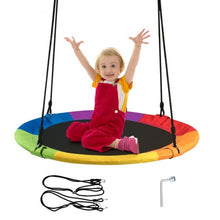 Load image into Gallery viewer, 40&quot; Flying Saucer Tree Swing Outdoor Play for Kids
