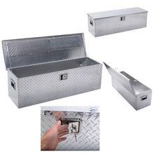 Load image into Gallery viewer, 49&quot; x 15&quot; Aluminum Tool Storage Box with Lock
