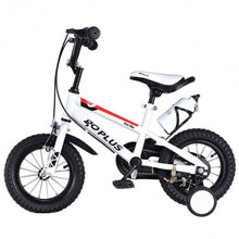 Load image into Gallery viewer, 16&quot; Children Boys &amp; GirlsFreestyle Bicycle w/ Training Wheels-White
