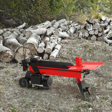 Load image into Gallery viewer, 7-Ton Horizontal Electric Log Splitter with 2000W Motor and Wheels
