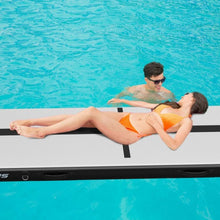 Load image into Gallery viewer, Air Track Inflatable Gymnastics Tumbling Mat with Pump-Black
