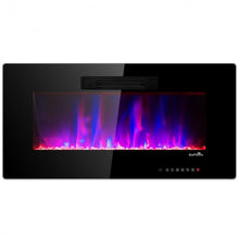 Load image into Gallery viewer, Recessed Wall Mounted Standing Electric Heater Electric Fireplace-36&quot;
