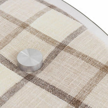 Load image into Gallery viewer, Round Dining Table with Steel Frame &amp; Tempered Glass Top
