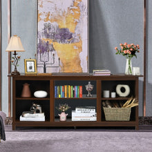 Load image into Gallery viewer, 2-Tier Entertainment Media Console Center-Coffee
