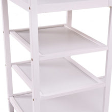 Load image into Gallery viewer, Infant Baby Changing Table w/3 Basket Hamper Diaper Storage Nursery-White
