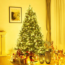 Load image into Gallery viewer, Artificial Christmas Tree with LED Lights and Pine Cones-7&#39;
