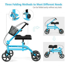 Load image into Gallery viewer, Medical Steerable Knee Walker with Dual Braking System-Blue
